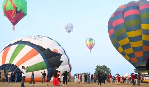 Preparations are on to start hot air balloon ride soon in Bilaspur