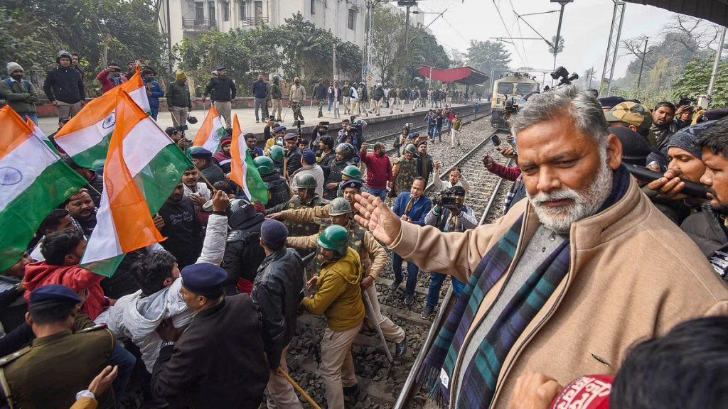 Pappu Yadav, 7 others booked for disrupting railway operations in Patna