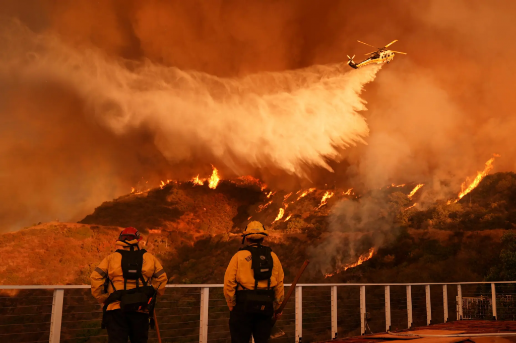 24 dead and 12,000 structures destroyed due to Los Angeles Fire