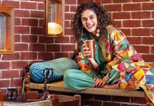 Taapsee Pannu celebrates Lohri on sets of ‘Gandhari’
