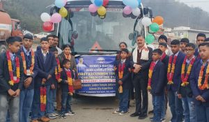 Bilaspur: Cabinet Minister Rajesh Dharmani flags off two-day tour for orphan children