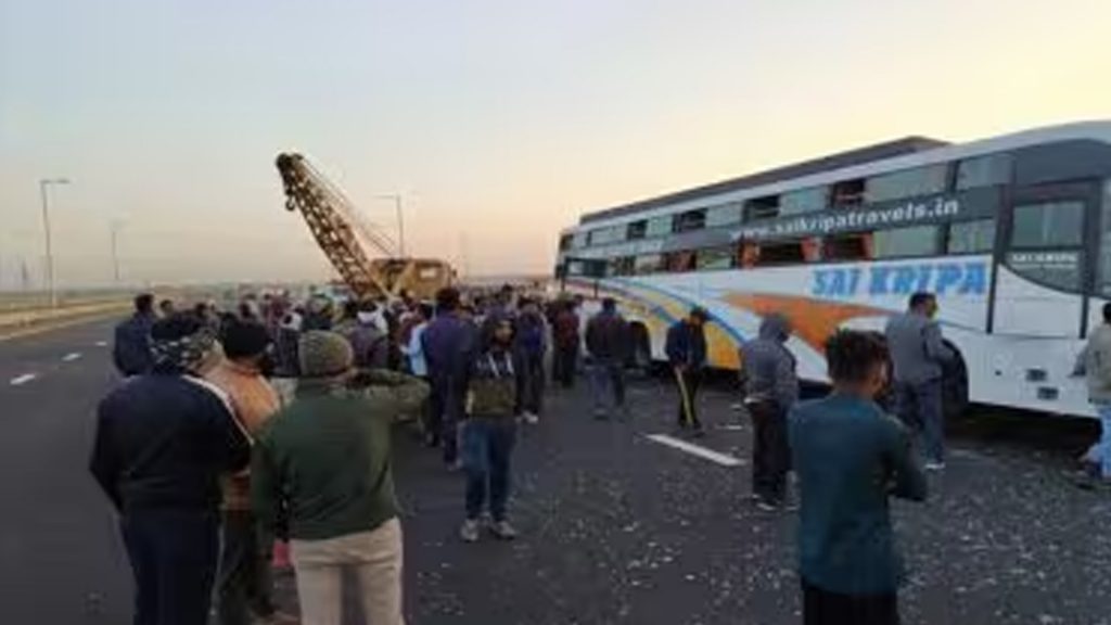 Three MP Kumbh returnees killed after bus collides with parked truck in Rajasthan