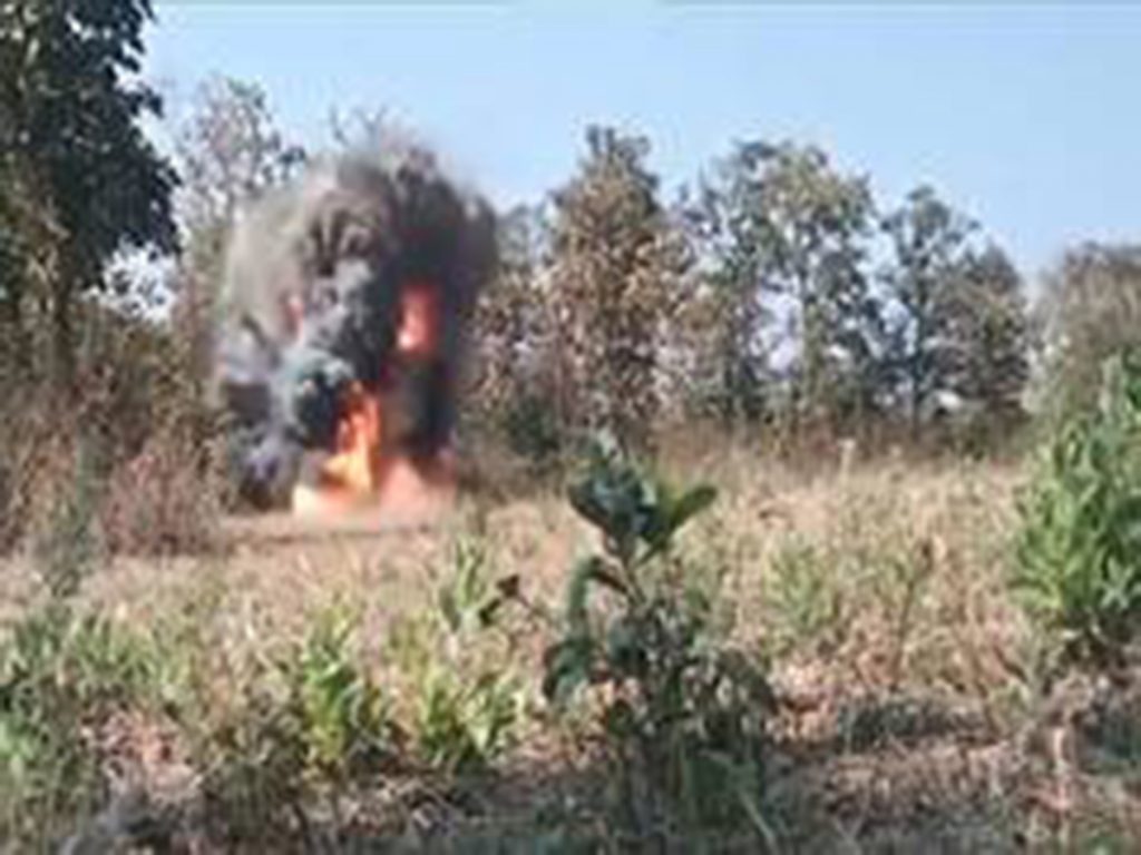 25 kg IED destroyed by BDS team in Bijapur Chhattisgrah