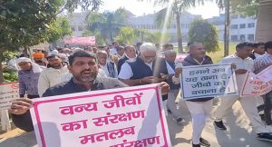 Demonstration of Bishnoi society in Hisar: Protest against permission to kill Nilgai