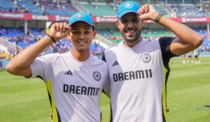 All smiles in Indian Camp as Yashasvi Jaiswal and Harshit Rana get maiden ODI Caps