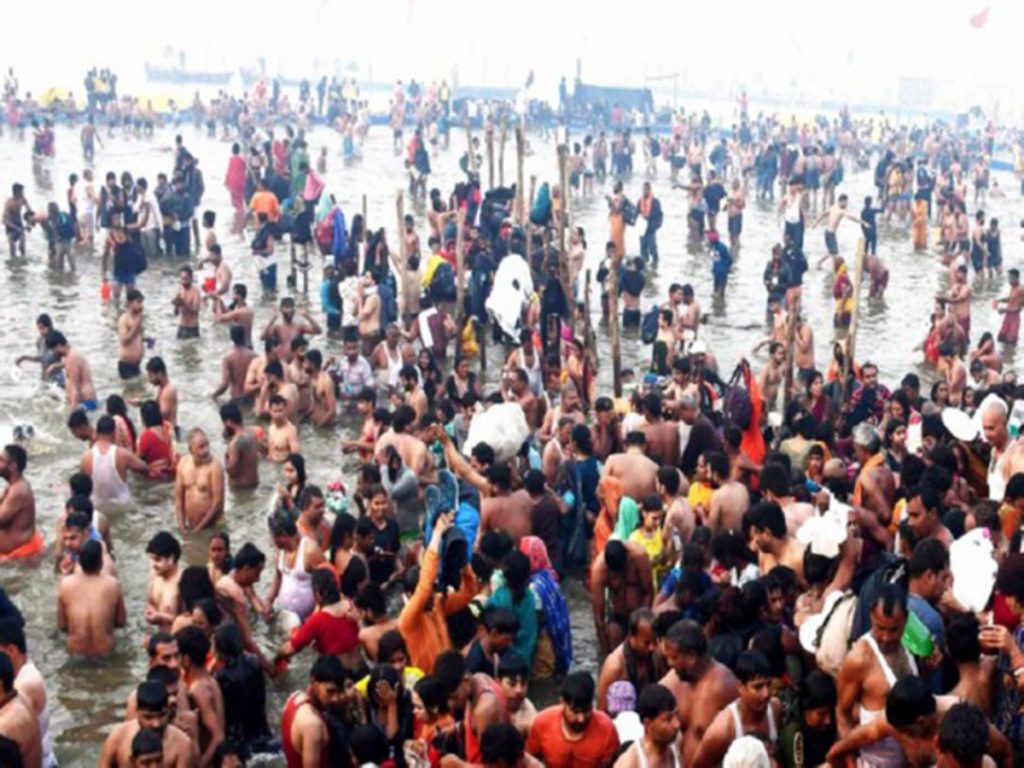 Over Two crore people took bath