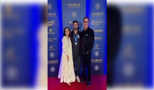 Agni Chopra overjoyed to receive BCCI award from his childhood idol Rohit Sharma