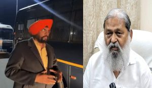 Punjab AAp minister slammed Anil vij for sending prisoner van to bring deported Haryanvis