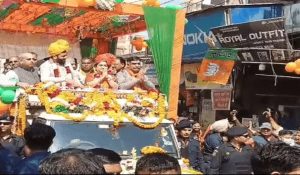CM Nayab Saini’s roadshow in Faridabad: to cover 4  assembly constituencies