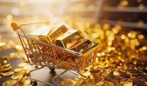 Gold prices surge to record high amid safe haven demand