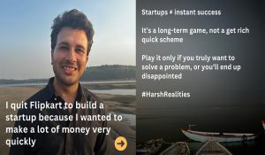 Harsh Pokharna, CEO OKcredit, reveals his startup struggles; said “Startups are not equal to instant success”