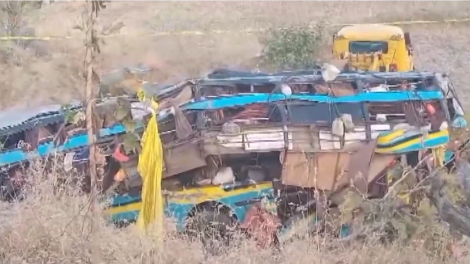 Five pilgrims killed, 17 injured as bus falls into gorge in Gujarat