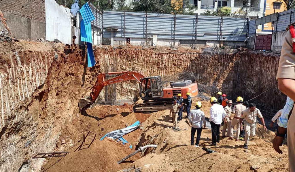 Three workers killed in wall collapse in Hyderabad