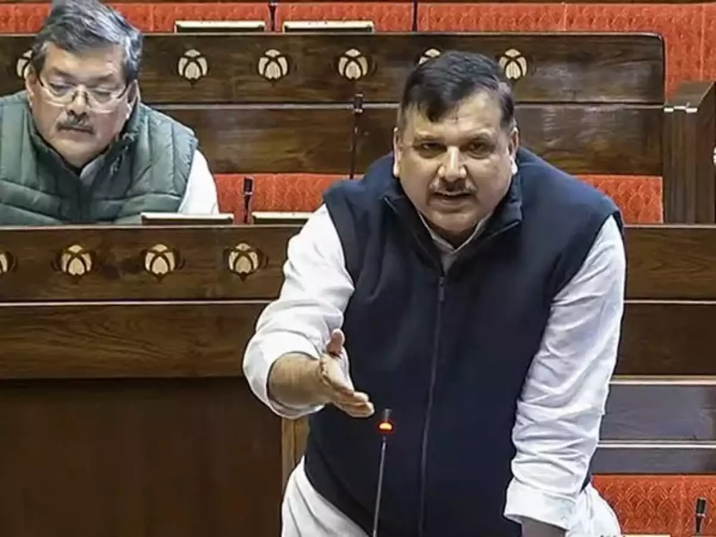 AAP MP Sanjay Singh moves suspension of business notice in Rajya Sabha over Mahakumbh stampede