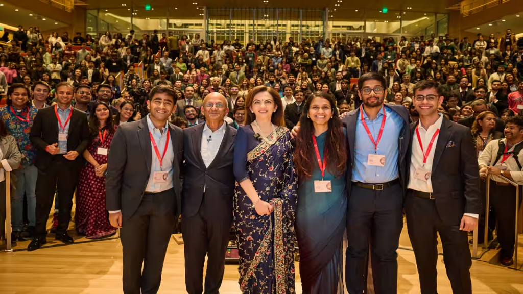 Nita Ambani shares what she considers her greatest achievements at Harvard India Conference