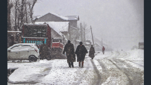 Snowfall in higher reaches of Kashmir, rain in plains