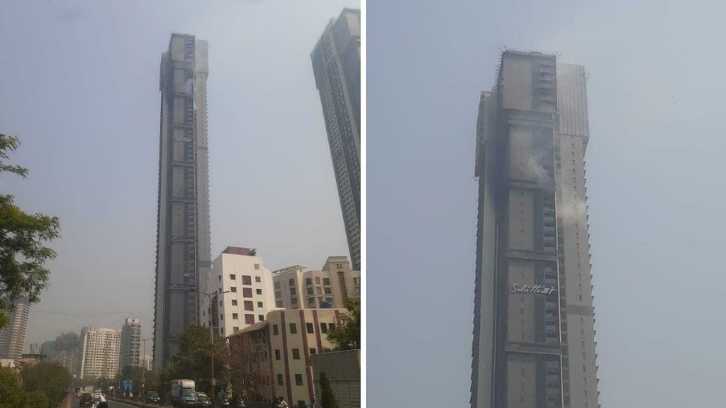 mumbai: fire breaks out at salsette building in byculla east; level-i call declared