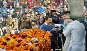 BJP leader Kishan Kapoor’s last rites held with state honours in his native village