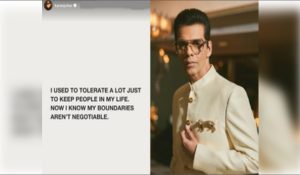 Karan Johar says he now knows his ‘boundaries aren’t negotiable’
