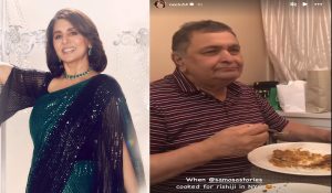 Neetu Kapoor shares video of Rishi Kapoor’s food love