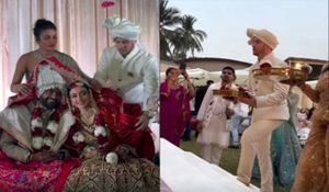 Nick Jonas soaks up Indian tradition at brother-in-law Siddharth Chopra’s wedding
