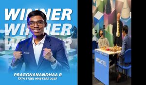 Praggnanandhaa defeats Gukesh to win Tata Steel Masters tournament; second Indian to claim title