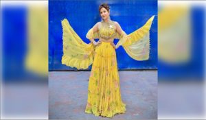 Rubina Dilaik beats ‘Monday blues’ with a dollop of yellow