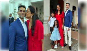 Sameera Reddy celebrates 11 Years of marriage with a ‘special kiss’
