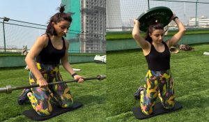 Soha Ali Khan gives a glimpse of her ‘Friday fitness’