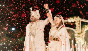 Actress Vaibhavi Shandilya weds boyfriend Harshwardhan in Kolhapur