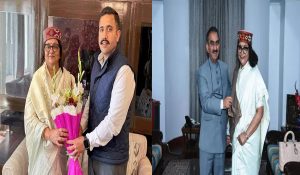 Himachal: CM Sukhu, Minister Vikramaditya meet State in charge Rajni Patil
