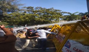 Lathi charge on Congress workers in Chandigarh during protest against BJP; youth leaders detained