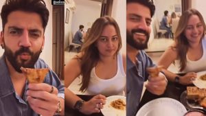 Sonakshi, Zaheer channel their inner ‘Mr. & Mrs. Khiladi’ at dinner time