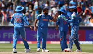 Team India wearing black armbands in honour of Padmakar Shivalkar