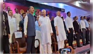 Uproar in Bihar legislative council over national anthem row involving Nitish Kumar