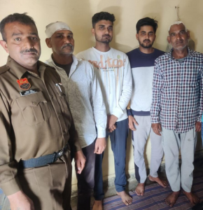 Police arrested four in Gurugram for shooting and injuring neighbour 
