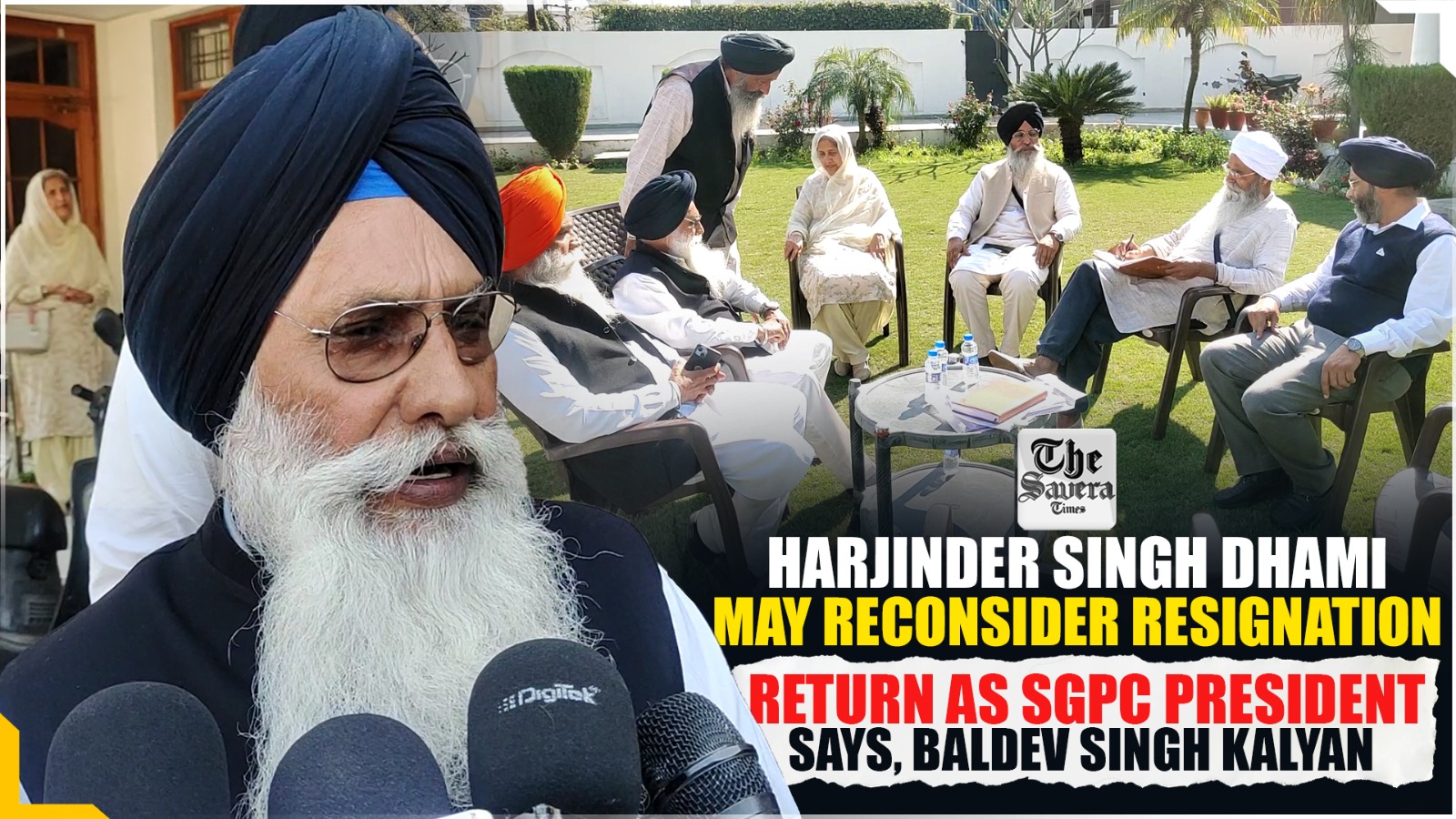 Harjinder Singh Dhami likely re-consider his resignation as SGPC president: Baldev Singh Kalyan 