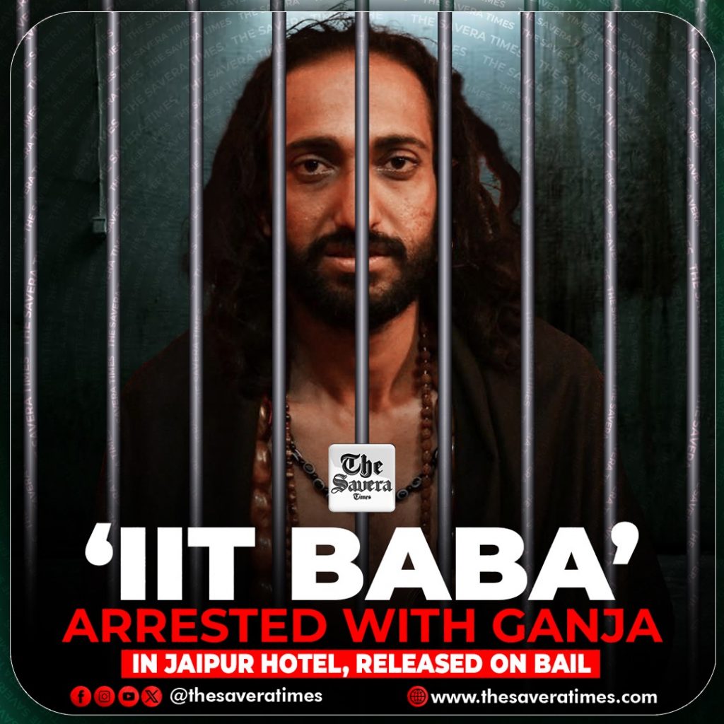 ‘IIT Baba’ arrested with Ganja in Jaipur hotel, released on bail