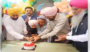Lil Sidhumoosewala’s first birthday celebrated in Mansa; former CM Channi also attends