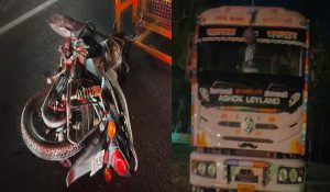 Tragic road accident in Narnaund: High speed dumper kills bike rider