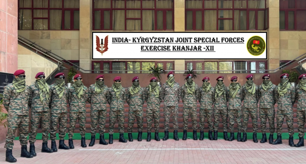 Indian Army contingent departs for joint exercise in Kyrgyzstan