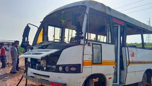 School bus collides with truck on Jodhpur-Jaisalmer highway, 8 students injured
