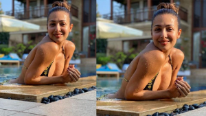 Malaika Arora embraces self-love in stunning poolside photo