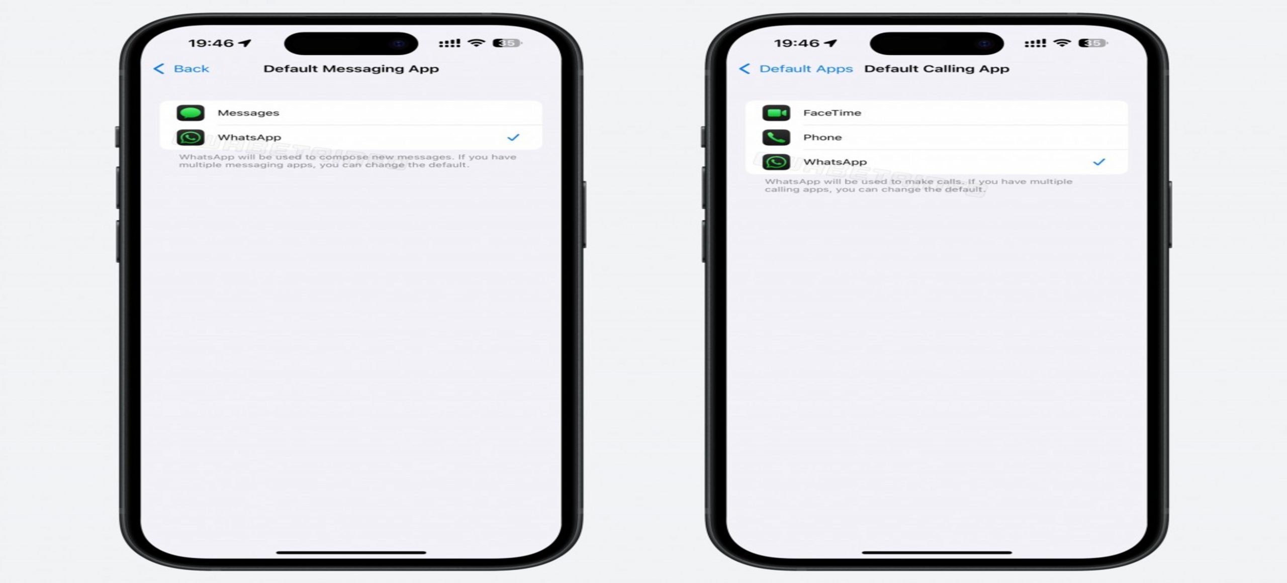 WhatsApp now allows iPhone users to set it as default calling and SMS App