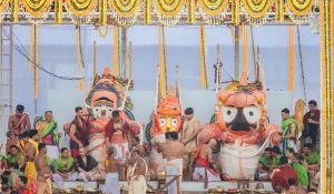 Lord Jagannath tattoo on foreign lady’s thighs sparks outrage in Odisha
