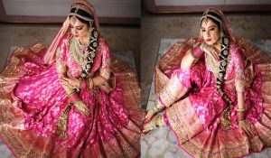 Rekha defies age with her timeless aura in Manish Malhotra’s exquisite pink lehenga