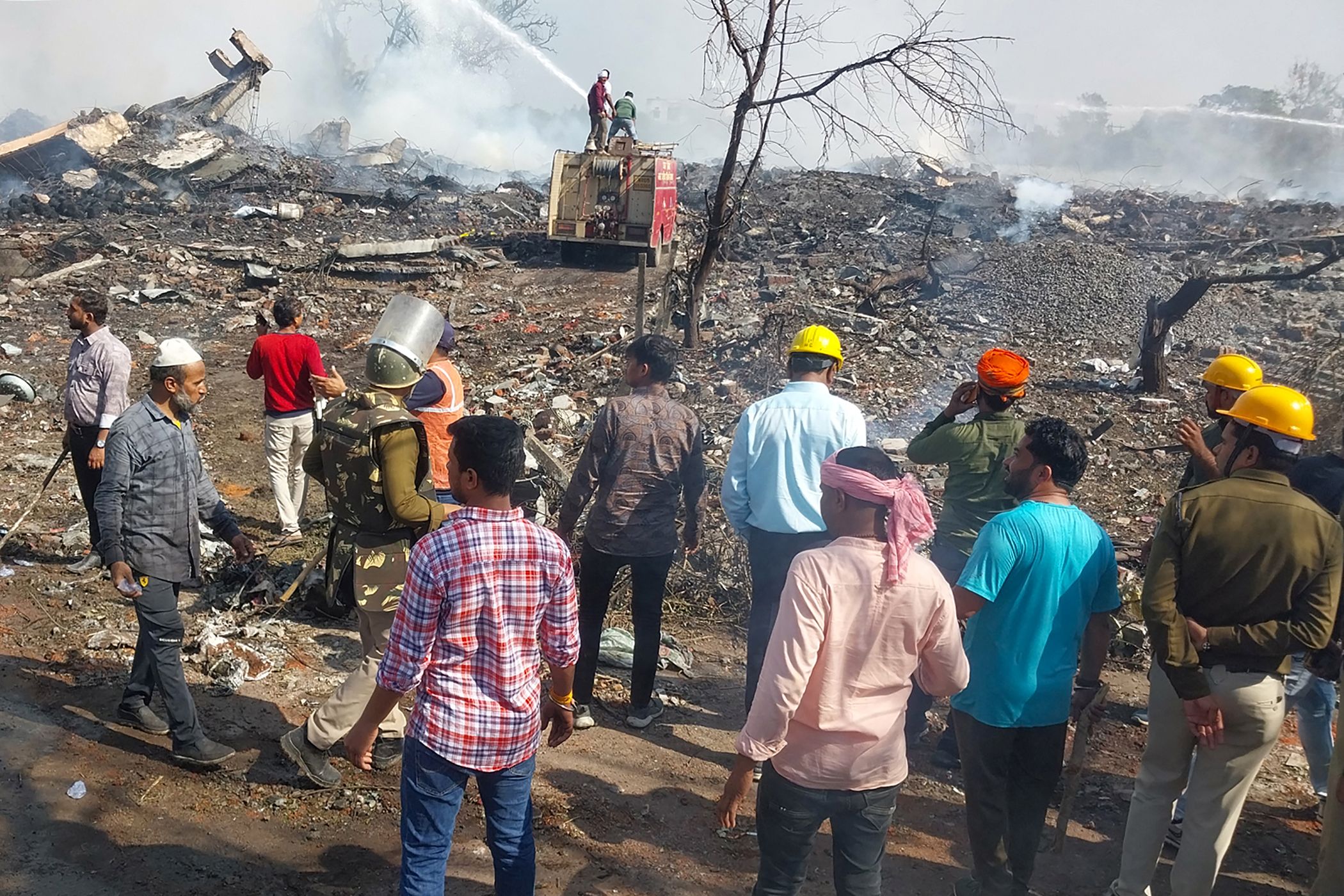 Massive explosion in firecracker factory kills several in Saharanpur’s Deoband
