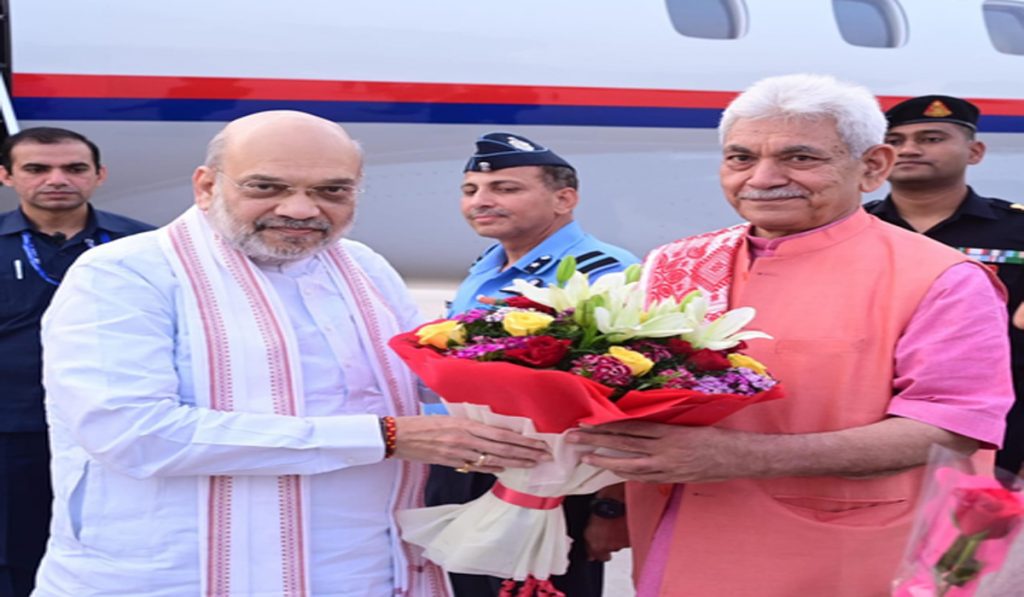 Home Minister Amit Shah arrives in J&K for three-day J&K visit 