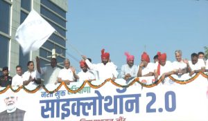 Haryana CM flags off Drug-Free Haryana Cyclothon 2.0 in Jind