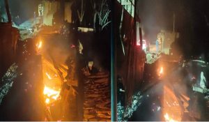 Himachal: Massive fire in Luna of Bharmour; four shops and car burnt to ashes